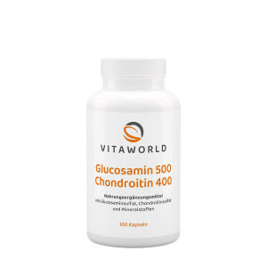 Vitaworld Glukozamin 500 + hondroitin 400 (100 kapsul) - Viking Supplements