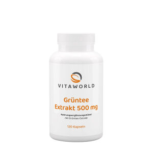 Vitaworld izvleček zelenega čaja 500 mg (120 kapsul) - Viking Supplements