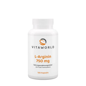 Vitaworld L-arginin 750 mg (100 kapsul) - Viking Supplements