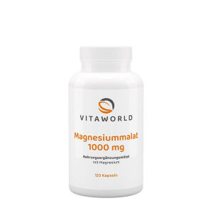 Vitaworld magnezijev malat 1000 mg (120 kapsul) - Viking Supplements