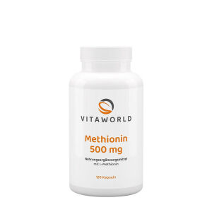 Vitaworld Metionin 500 mg (120 kapsul) - Viking Supplements