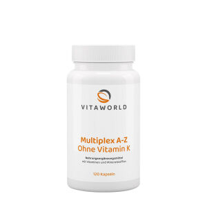 Vitaworld Multiplex A-Z brez vitamina K (120 kapsul) - Viking Supplements