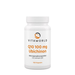Vitaworld Q10 100 mg ubikinon (100 kapsul) - Viking Supplements