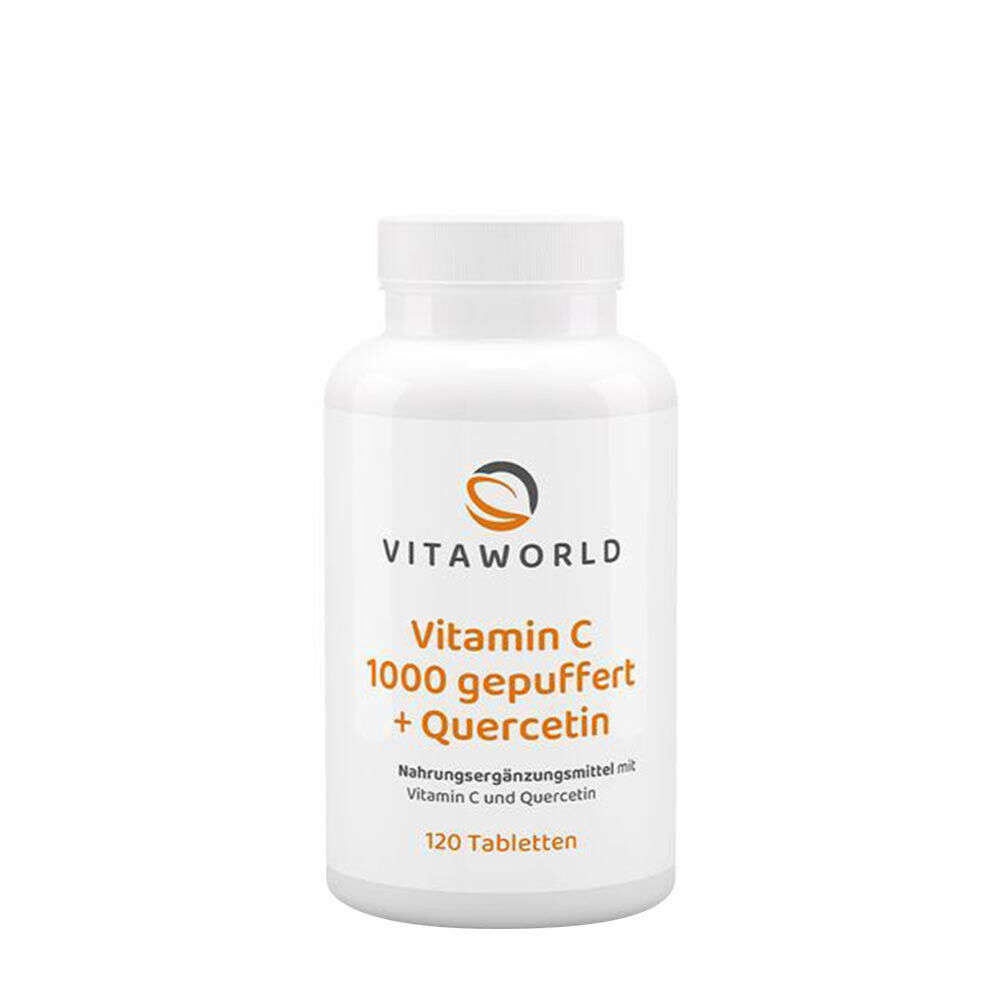 Vitaworld Vitamin C 1000 z pufrom + kvercetin (120 tablet) - Viking Supplements