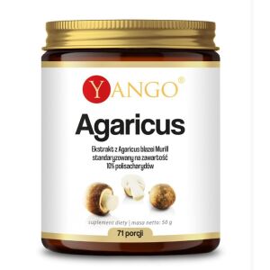 YANGO izvleček gobe Agaricus – polisaharidi 10% (50 g) – Viking Supplements