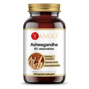YANGO Ashwagandha – 10% vitanolidi (90 kapsul) – Viking Supplements