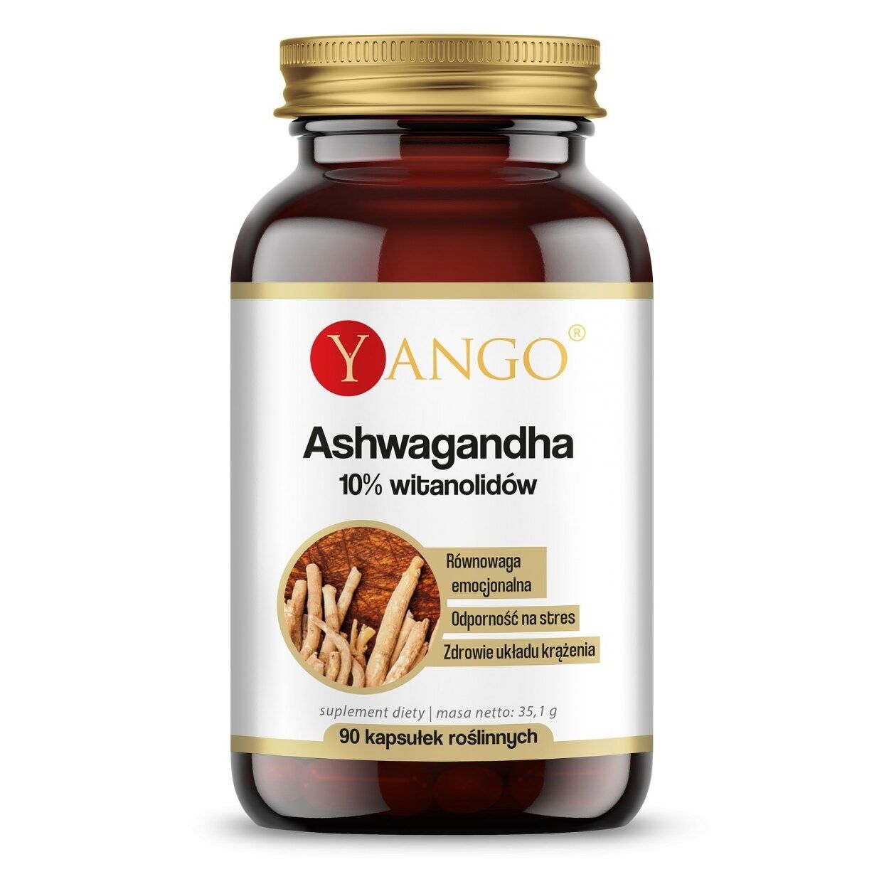 YANGO Ashwagandha – 10% vitanolidi (90 kapsul) – Viking Supplements