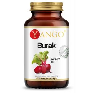 YANGO Rdeča pesa (100 kapsul) - Viking Supplements