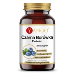 YANGO Črna borovnica (100 kapsul) - Viking Supplements