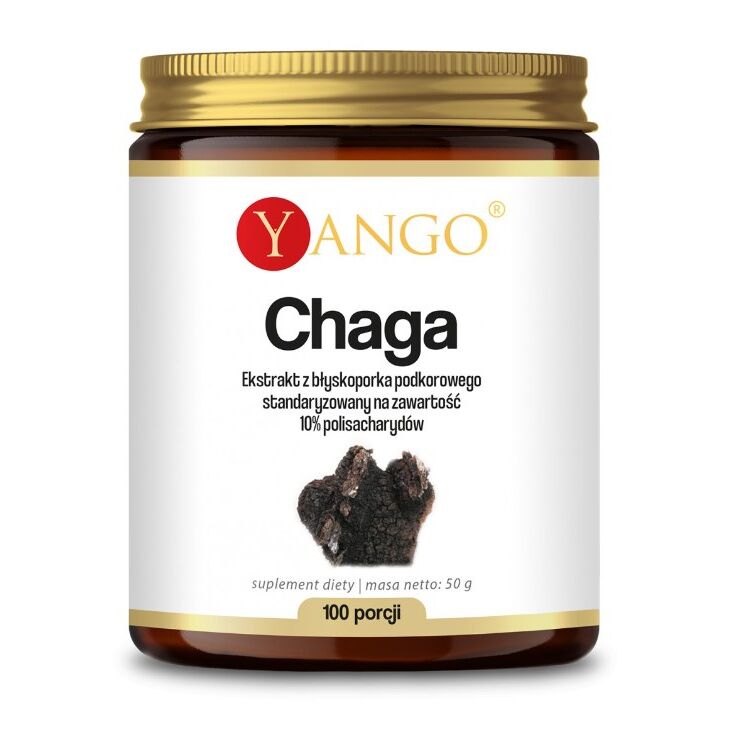 YANGO izvleček chage – polisaharidi 10% (50 g) – Viking Supplements