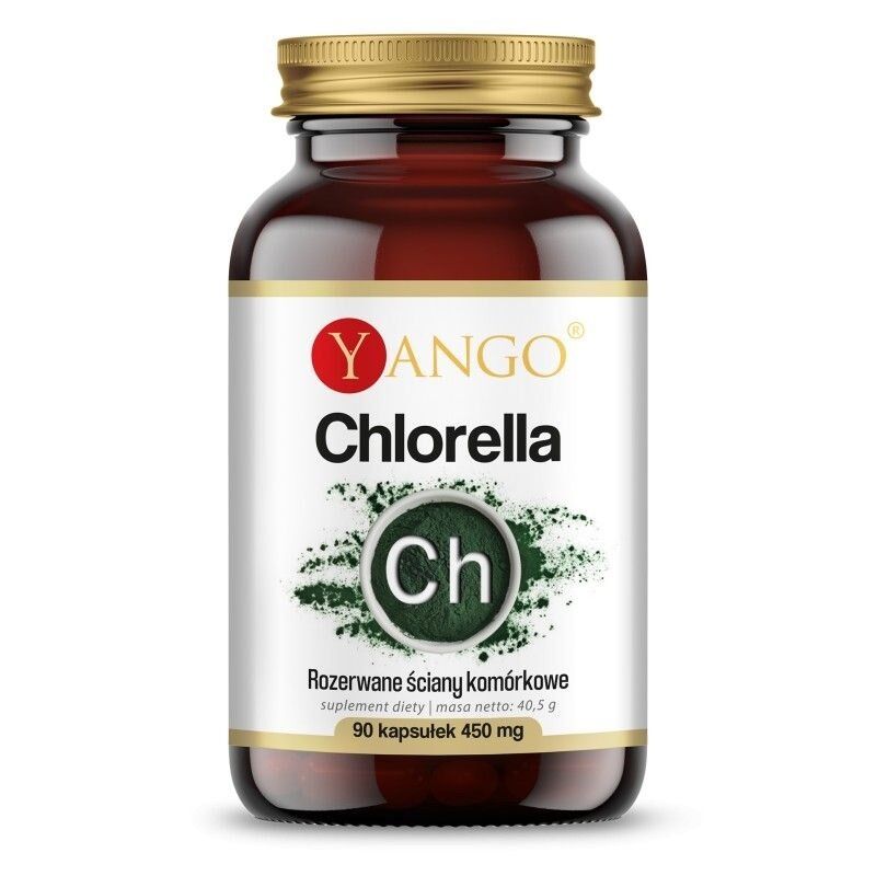 YANGO Chlorellia – s pretrganimi celičnimi stenami (90 kapsul) – Viking Supplements