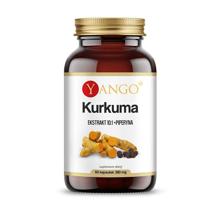 YANGO Curcuma – izvleček s piperinom (60 kapsul) – Viking Supplements
