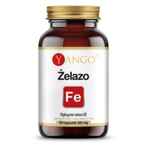 YANGO Ferrous – bisglicinat železa (II) (90 kapsul) – Viking Supplements