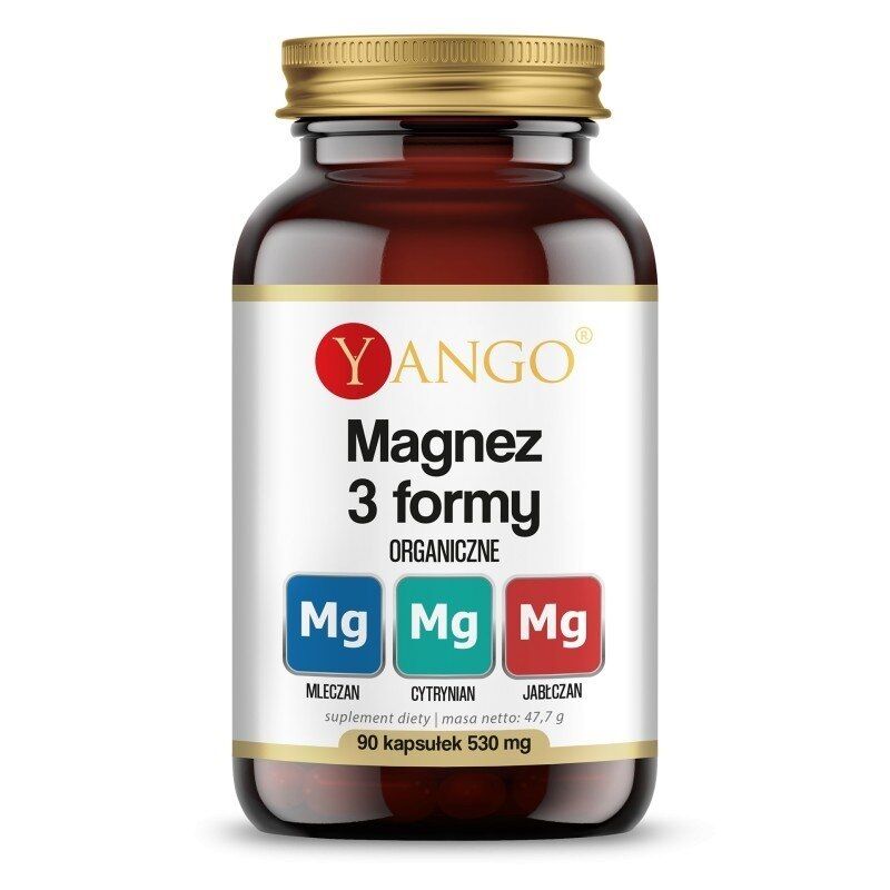 YANGO Magnezij v 3 oblikah (90 kapsul) - Viking Supplements