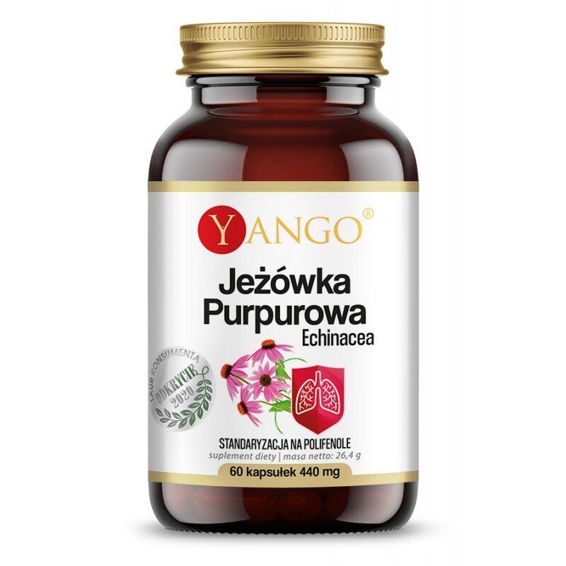 YANGO Vijolična sončnica – Echinacea (60 kapsul) – Viking Supplements